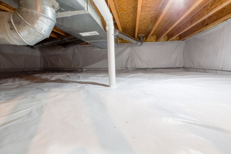 Crawlspace with Encapsulation Equipment